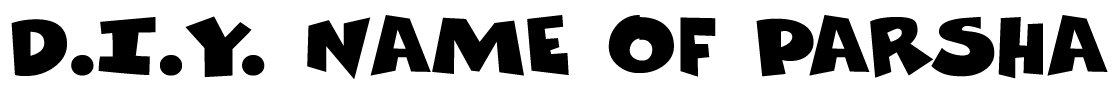 D I Y  NAME OF PARSHA
